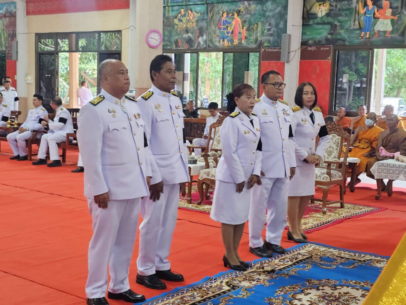 ร่วมในพิธีบำเพ็ญกุศลสัตตมวาร (7 วัน) เพื่อถวายเป็นพระราชกุศล แด่สมเด็จพระเจ้าลูกเธอ เจ้าฟ้าพัชรกิติยาภา นเรนทิราเทพยวดี กรมหลวงราชสาริณีสิริพัชร มหาวัชรราชธิดา