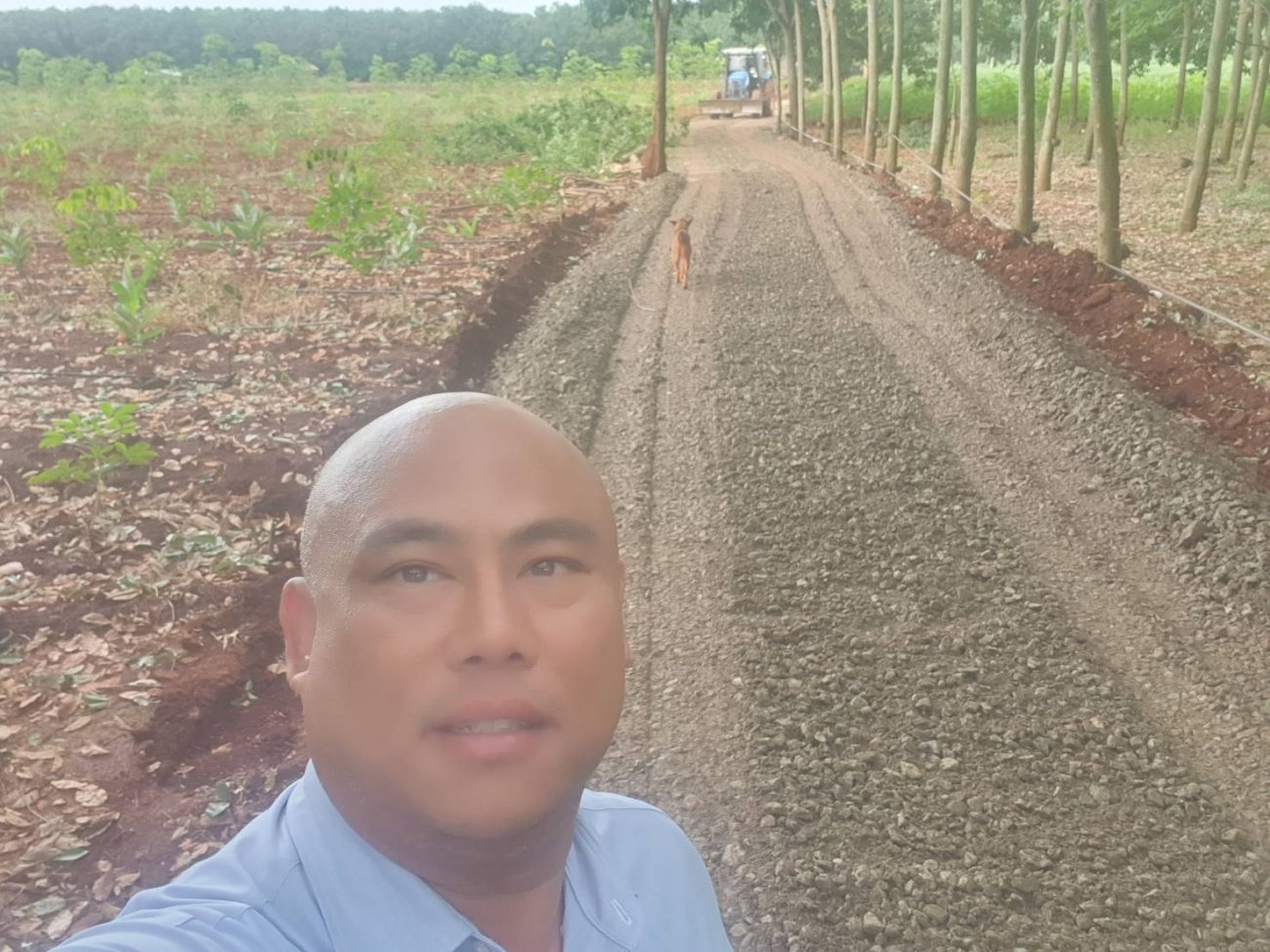 จ่ายขาดเงินสะสมงบปี 2569 อบต.เสิงสาง ผรจ. เข้าดำเนินการก่อสร้างหินคลุกผสมซีเมนต์ บ้านดงเย็น หมุ่6
